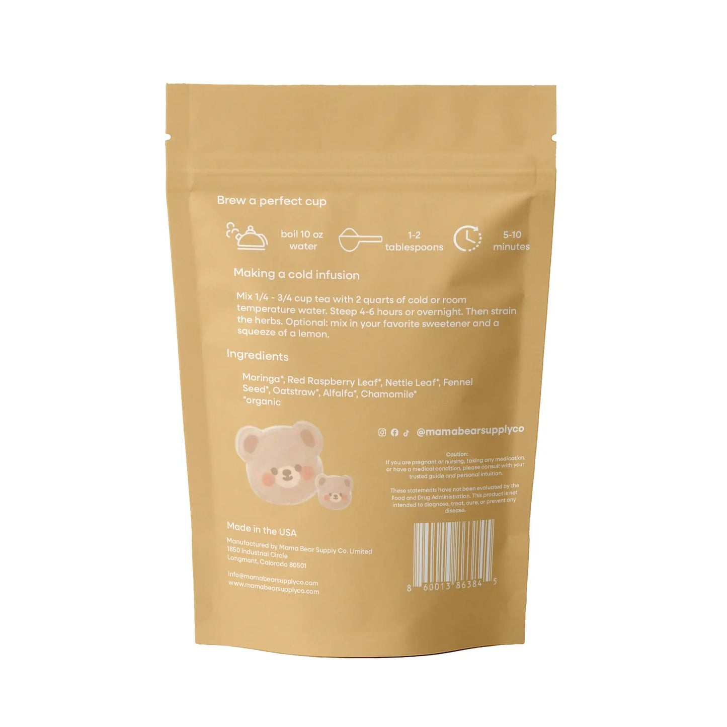 Lactation Love Tea by Mama Bear Supply Co.